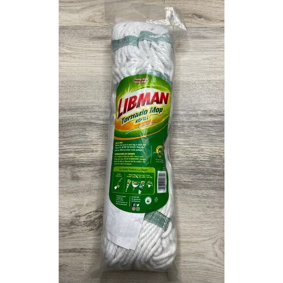Libman Tornado Mop Easy to Change Refill Made from Recycled Fibers New Sealed - Picture 2 of 3